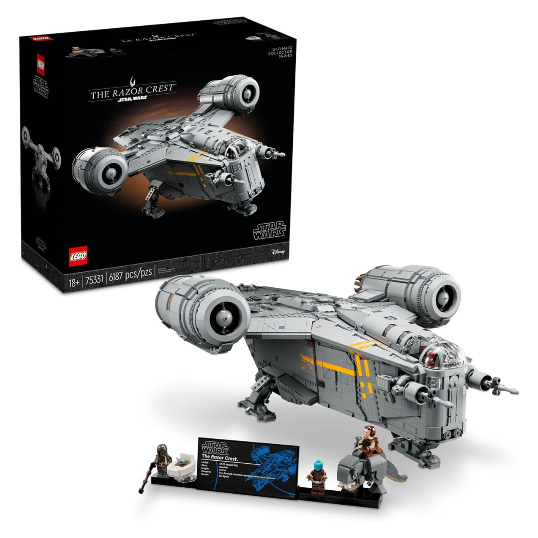 6187-Pieces LEGO Star Wars The Razor Crest UCS Starship Model Kit (75331)