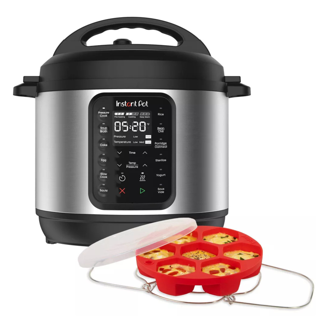 6-Quart Instant Pot 9-In-1 Pressure Cooker Bundle