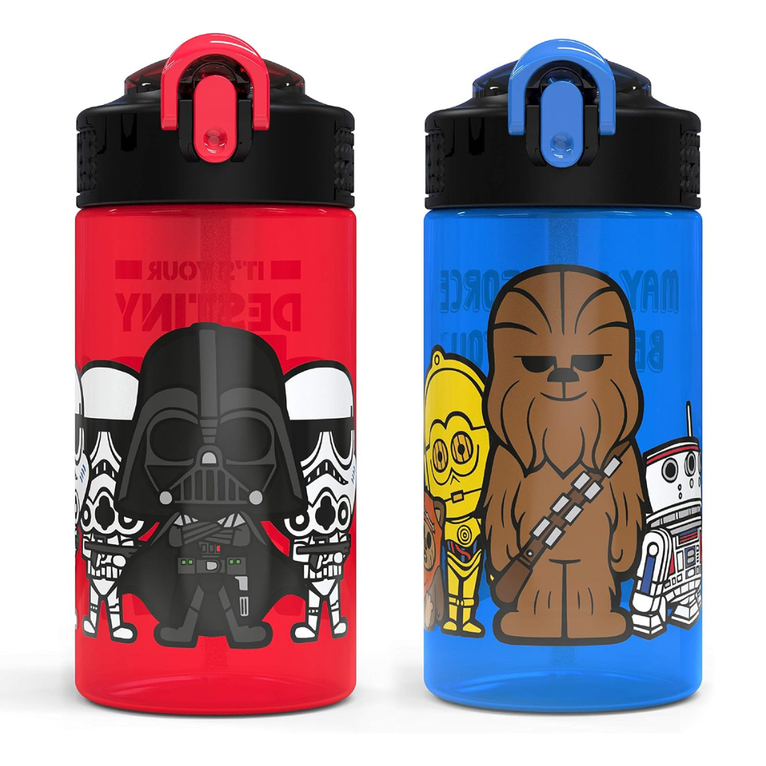 2-Pack Zak Designs 16oz Water Bottles (Various Options)