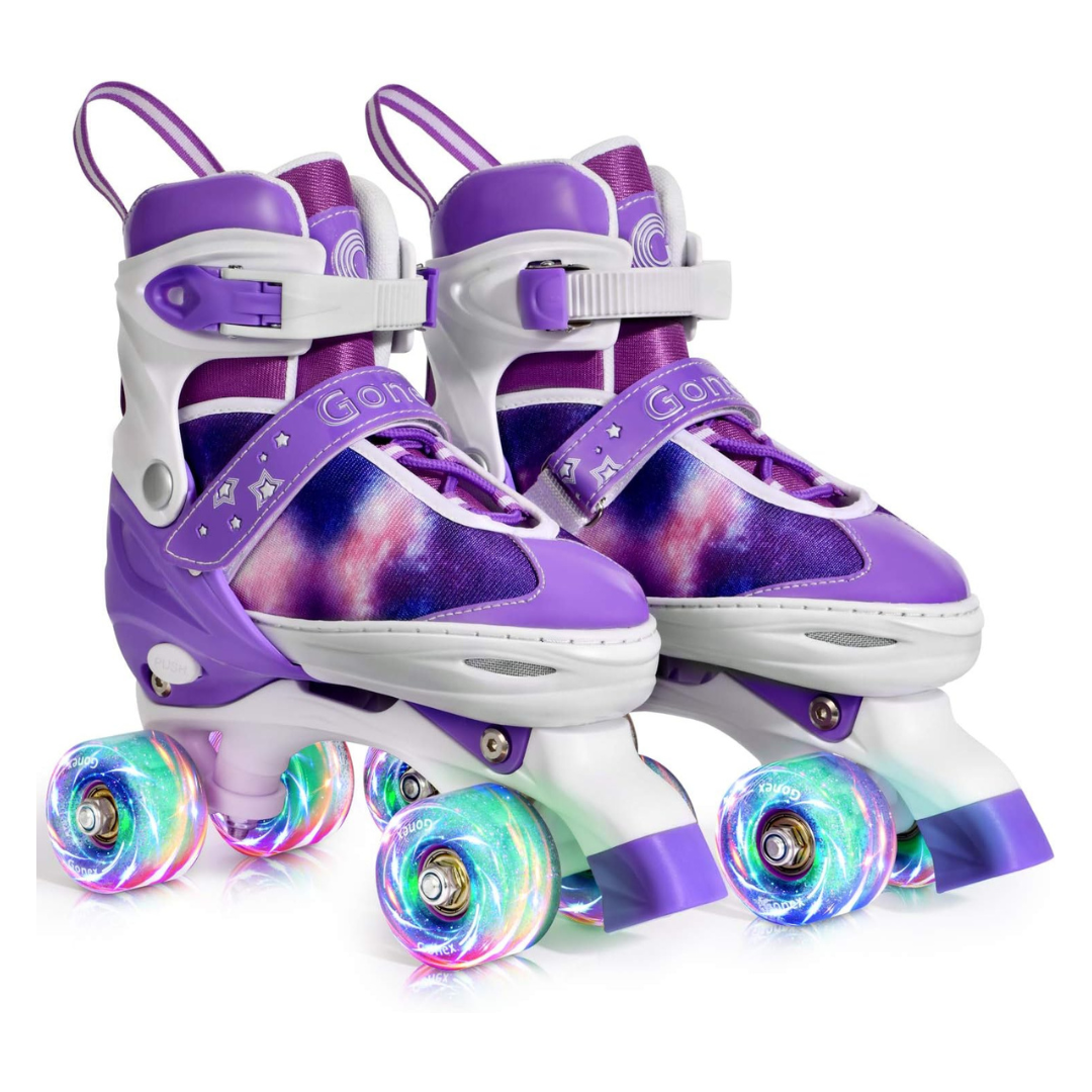 Gonex Roller Skates W/ Light up Wheels & Adjustable Sizes