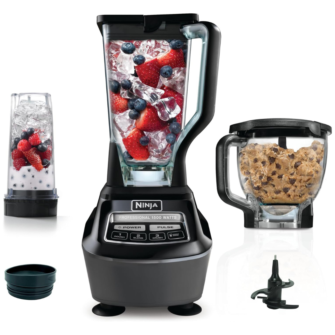 Ninja BL770 Blender & Food Processor w/ 72oz Pitcher, 8-Cup Bowl & 16oz Cup