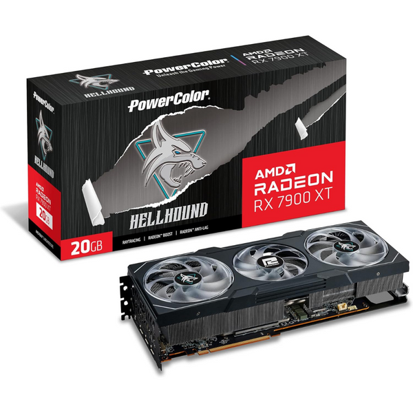 PowerColor Hellhound Radeon RX 7900 XT 20GB GDDR6 Video Card