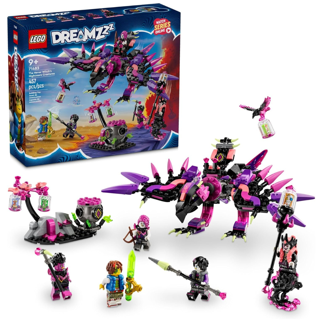 457-Piece Lego Dreamzzz The Never Witch's Nightmare Creatures Toy