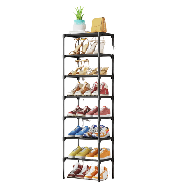 Kitsure Space-Saving Shoe Rack With Non-Woven Fabric