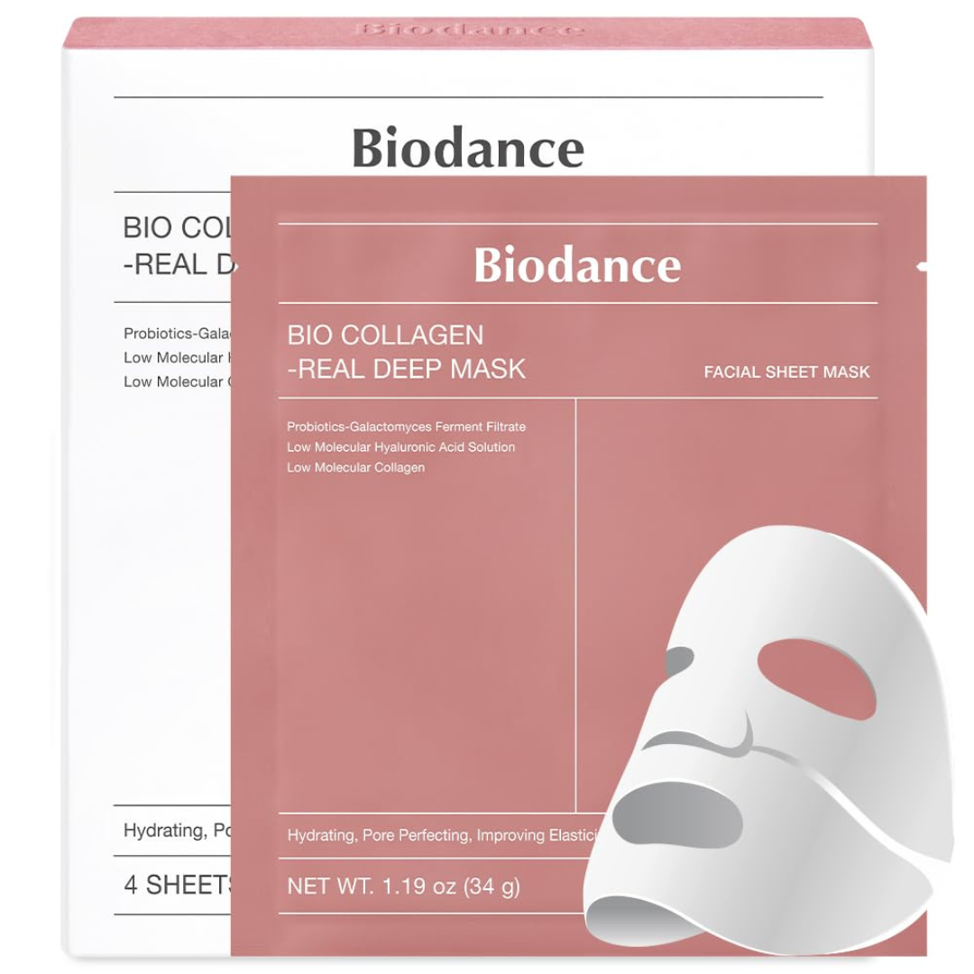 4-Count Biodance Bio-Collagen Hydrating Overnight Hydrogel Mask