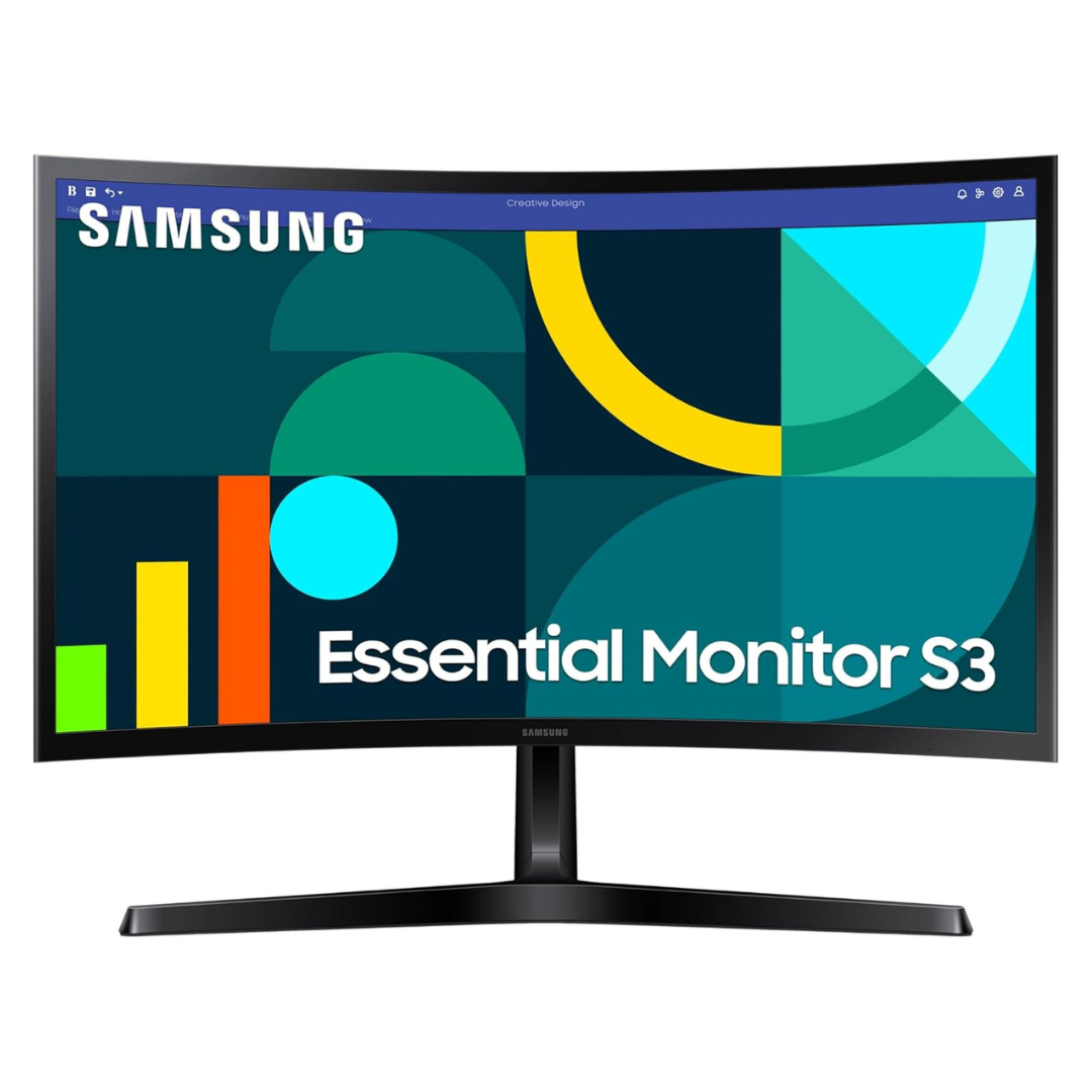 Samsung Essential S3 Series 24" Curved FHD 100Hz 4ms Monitor (2024)