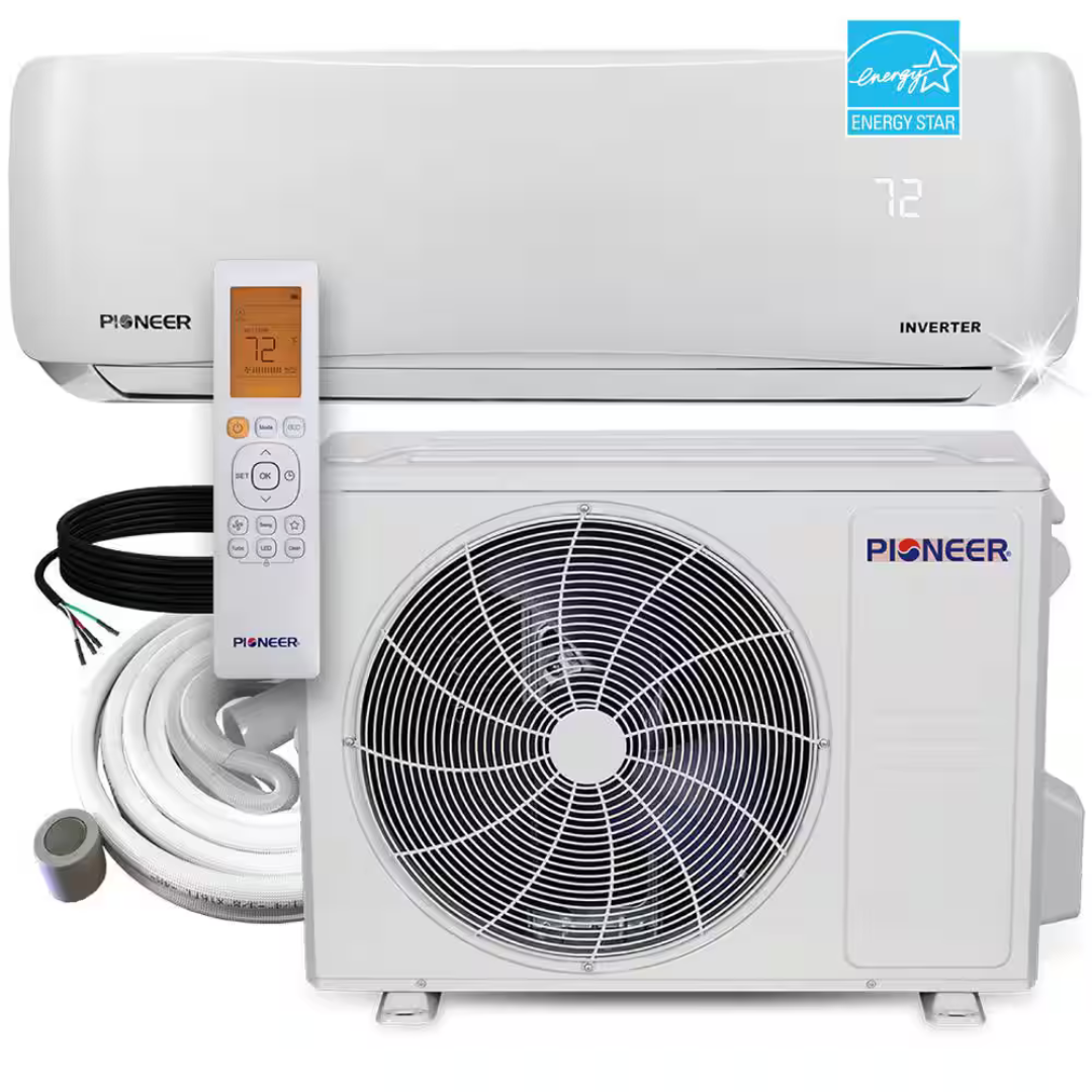 Pioneer 24,000 BTU Mini Split ENERGY STAR Inverter++ Air Conditioner Heat Pump (208/230V)