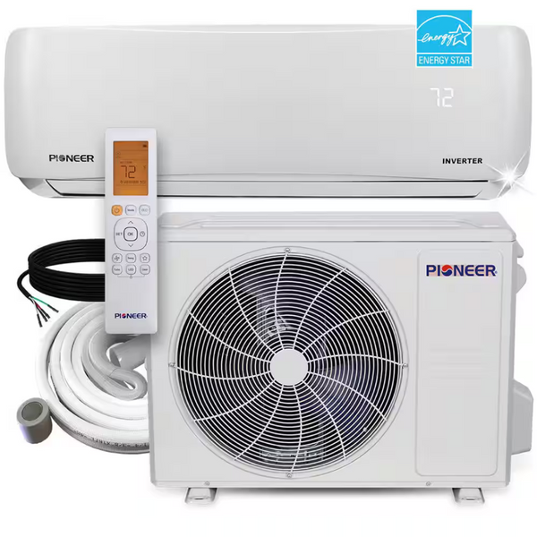 Pioneer 24,000 BTU Mini Split ENERGY STAR Inverter++ Air Conditioner Heat Pump (208/230V)