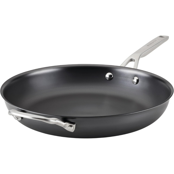 KitchenAid NITRO 12'' Carbon Steel Frying Pan/Skillet with Helper Handle