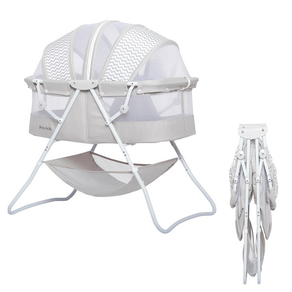 Dream On Me Karley Quick Fold Lightweight Portable Baby Bassinet