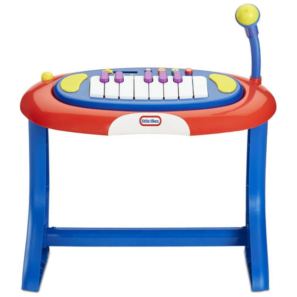 Little Tikes Sing-a-Long Piano Musical Station Keyboard With Working Microphone And Seat