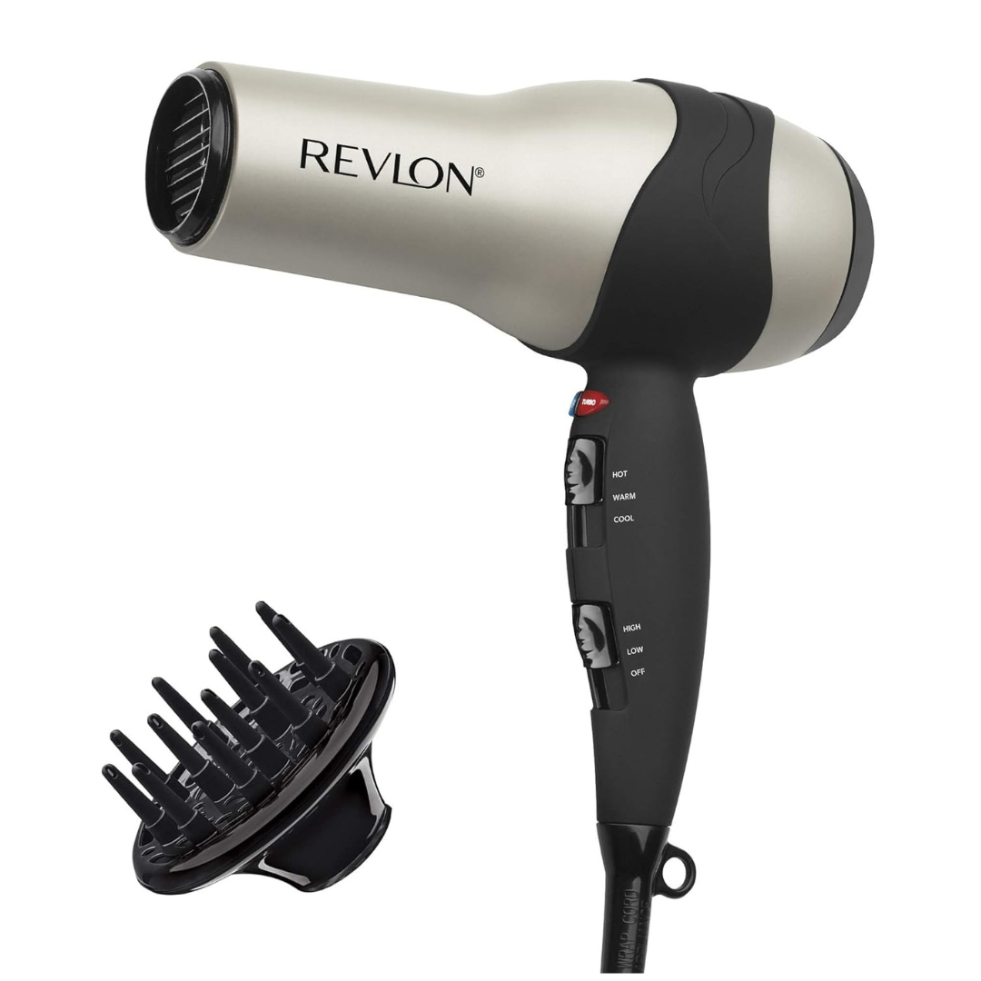 REVLON Turbo Hair Dryer With Advanced Ionic Technology, 1875 Watts