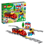 LEGO DUPLO Town Steam Train Set – Battery Powered Remote Control Train Toys