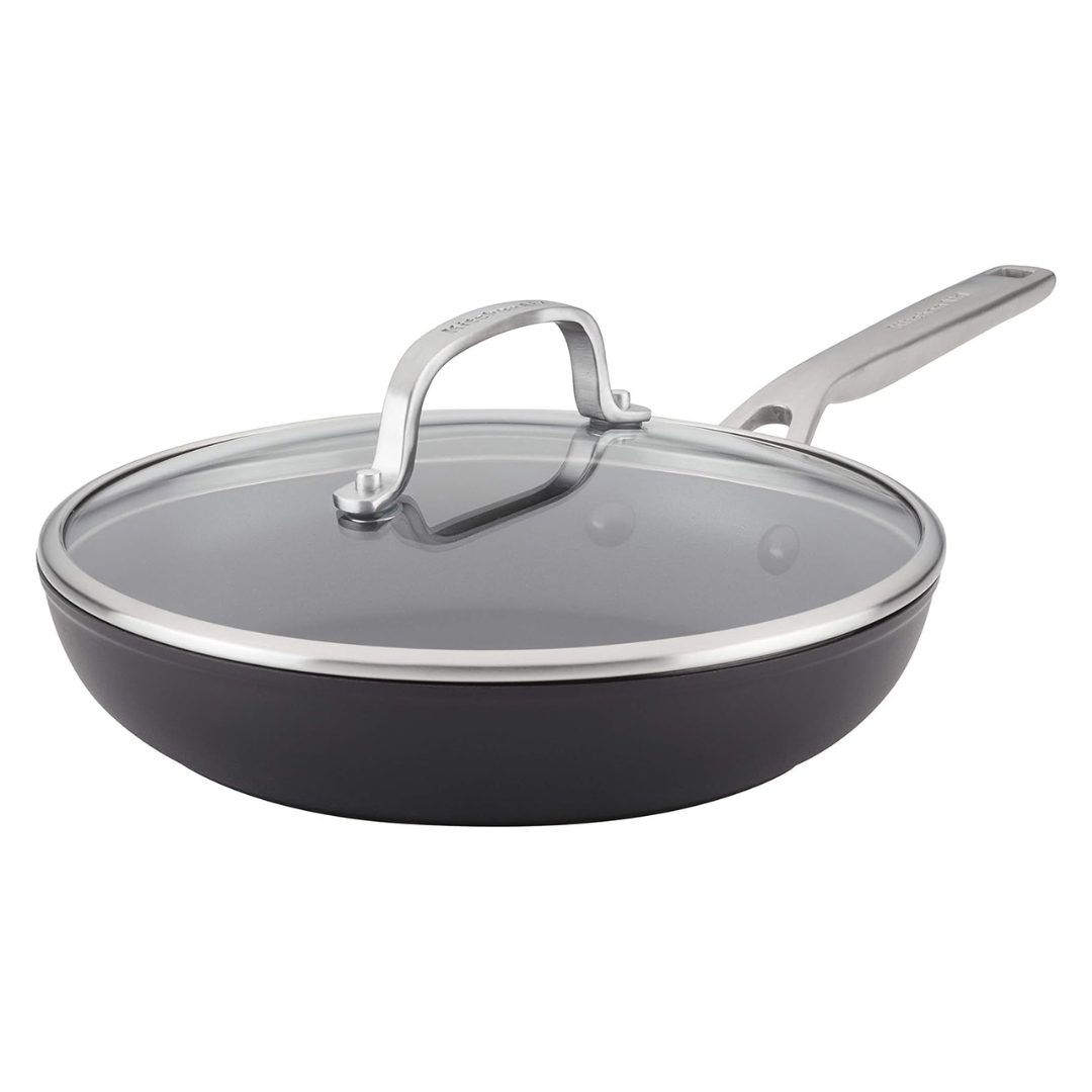 KitchenAid Hard Anodized Induction Nonstick Fry Pan/Skillet With Lid (10")