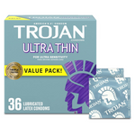 36-Count TROJAN Ultra Thin Condoms For Ultra Sensitivity