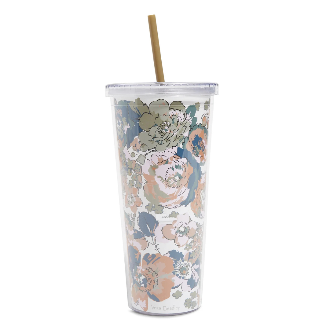 24oz Vera Bradley Outlet Travel Tumbler (2 Colors)