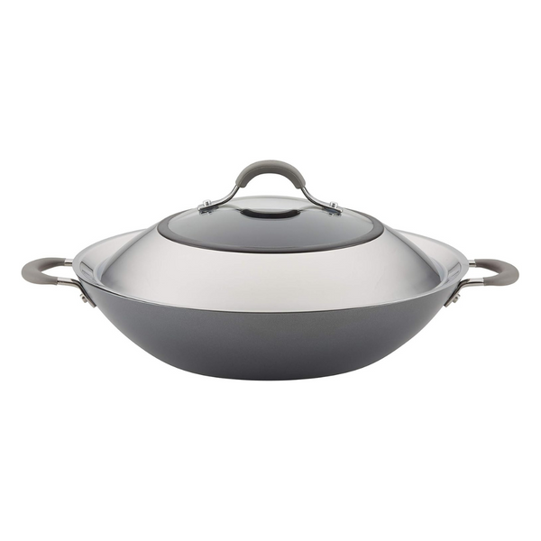 Circulon 14" Side Handles Hard Anodized Aluminum Wok