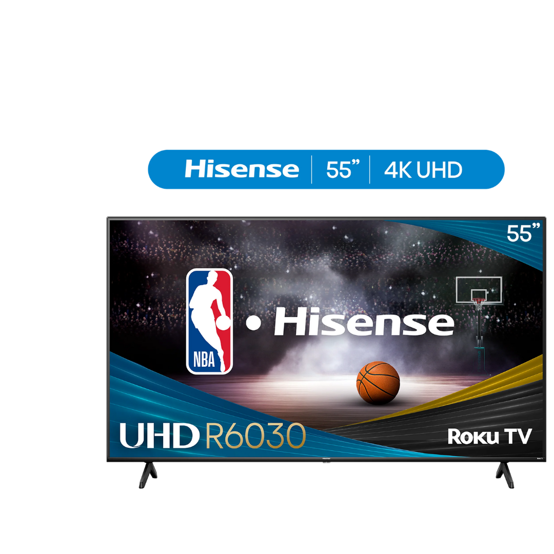 Hisense 55R6030N 55" 4K Ultra HDR Smart Roku TV (2024)