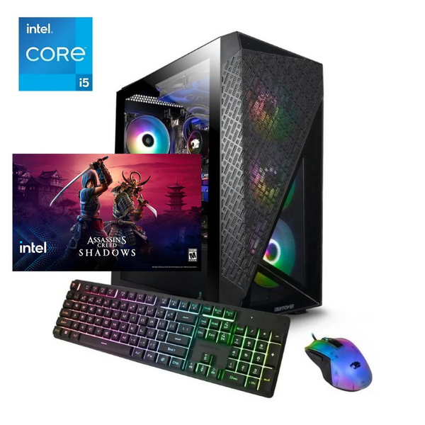 iBUYPOWER Slate 6 Mesh Gaming Desktop (i5-13600KF / 16GB RAM / 1TB SSD / 8GB Nvidia RTX 4060)