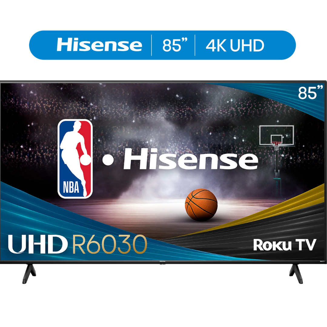 Hisense Class R6 Series 85" 4K Ultra HDR Smart LCD Roku TV