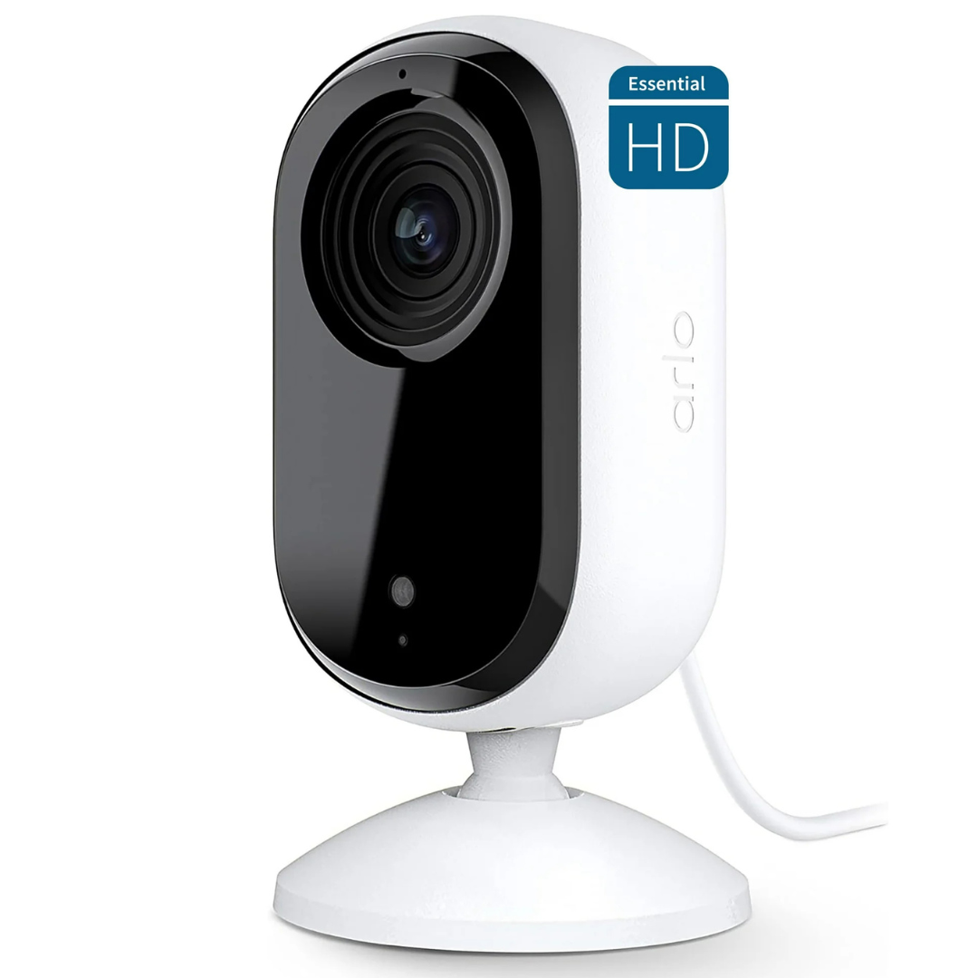 Arlo Essential Indoor Wired 1080p Security HD Camera (White)