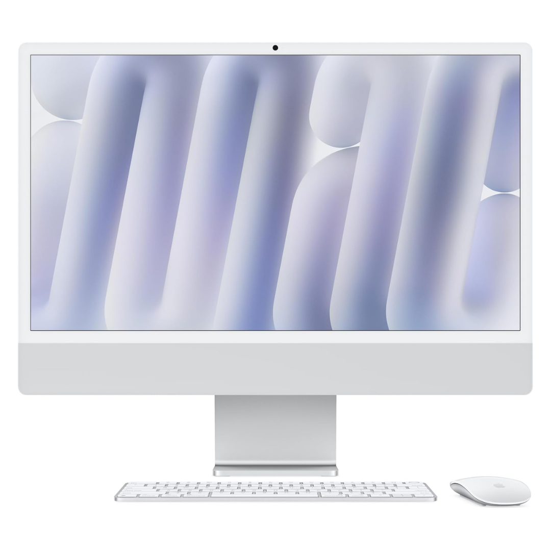 Apple 2024 IMac All-In-One Desktop Computer With M4 Chip With 10-Core CPU And 10-Core GPU: Built For Apple Intelligence, 24-Inch Retina Display, 16GB Unified Memory, 256GB SSD Storage