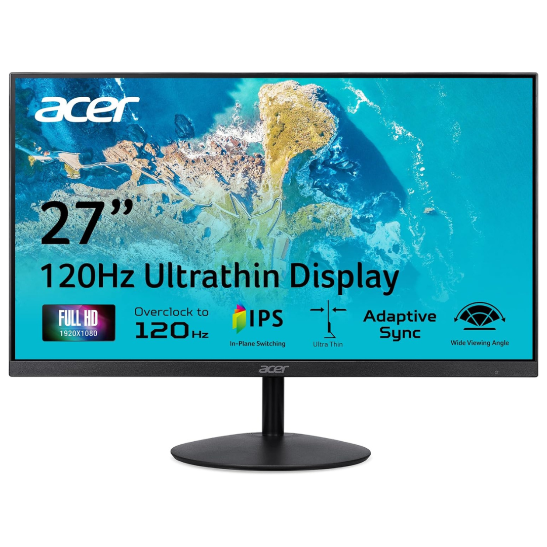 Acer 27″ IPS Full HD (1920 x 1080) Ultra-Thin Zero-Frame Gaming Office Monitor