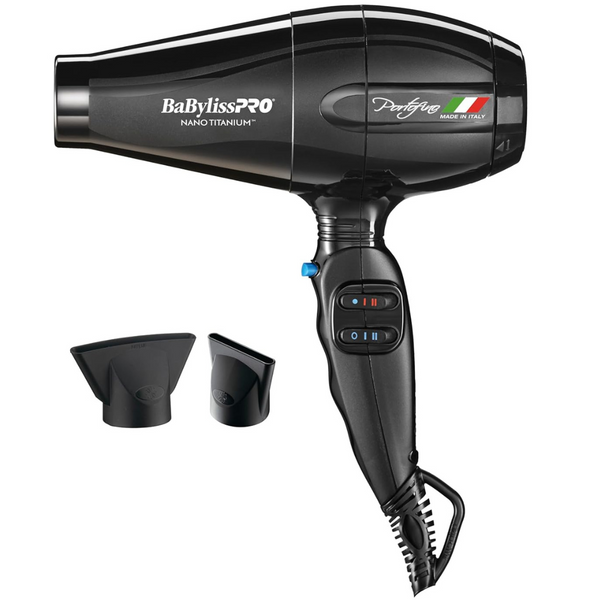 BaBylissPRO Hair Dryer, Nano Titanium Portofino 2000-Watt Blow Dryer