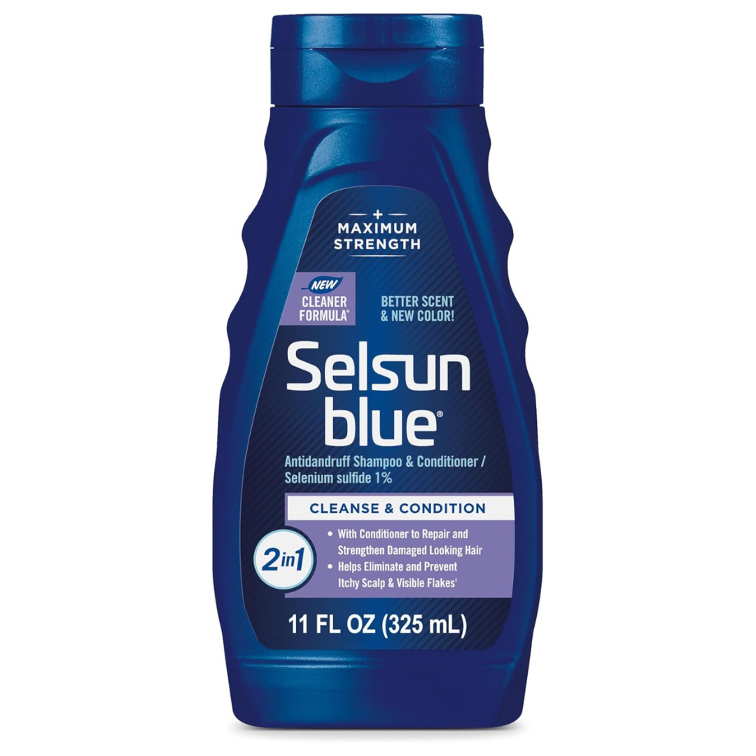 Selsun Blue 2-In-1 Antidandruff Shampoo & Conditioner, 11 Fl. Oz.