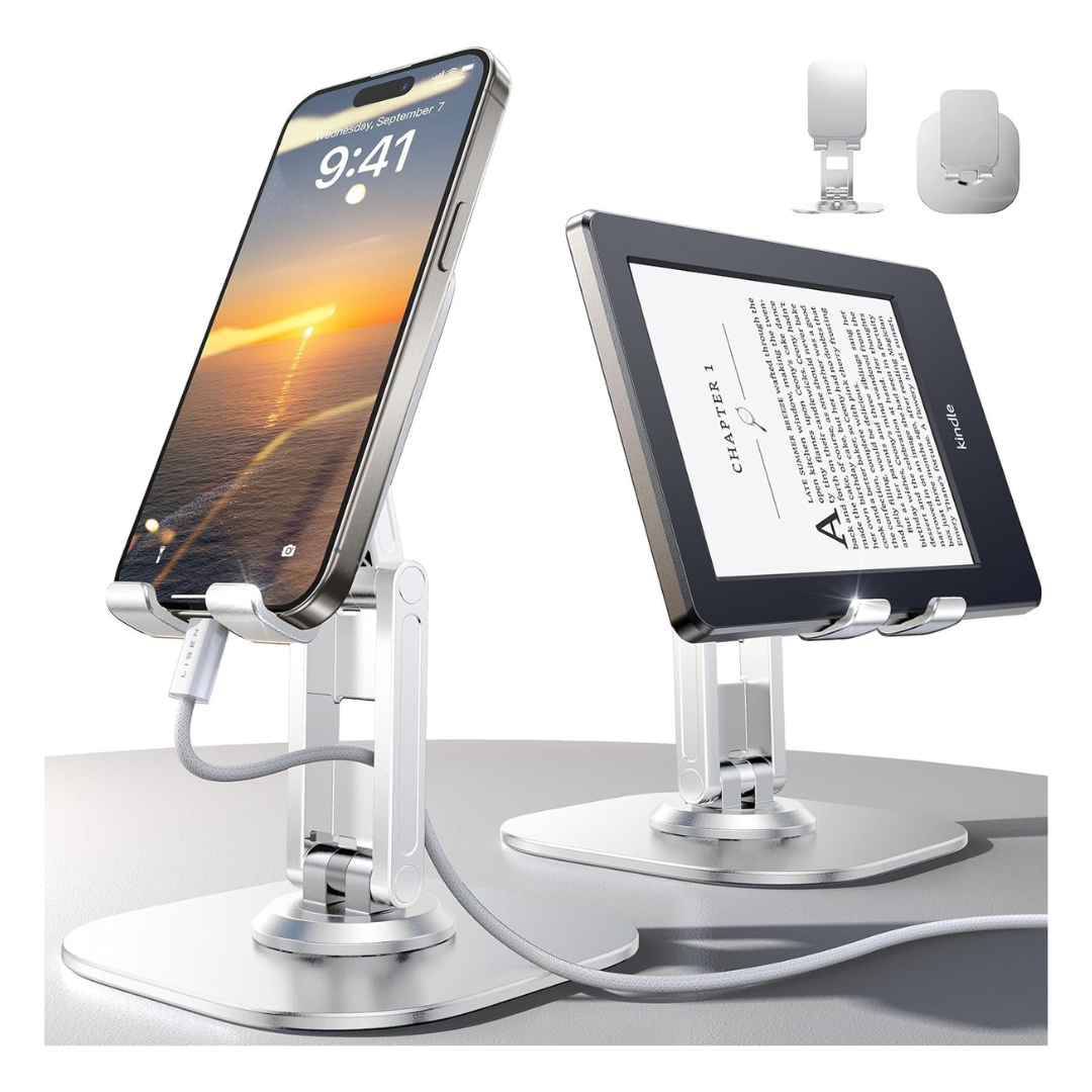 2-Pack Lisen Fully Adjustable Foldable Cell Phone Stands