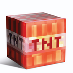 Minecraft Red TNT x9 Can 6.7L x1 Door Ambient LED Lighting Mini Fridge