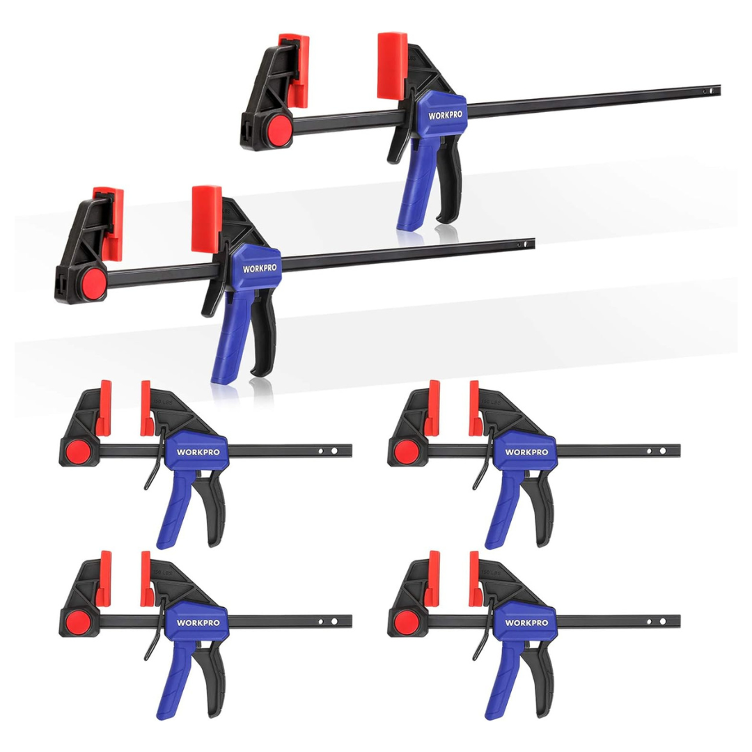 6-Pack Workpro Bar Clamps