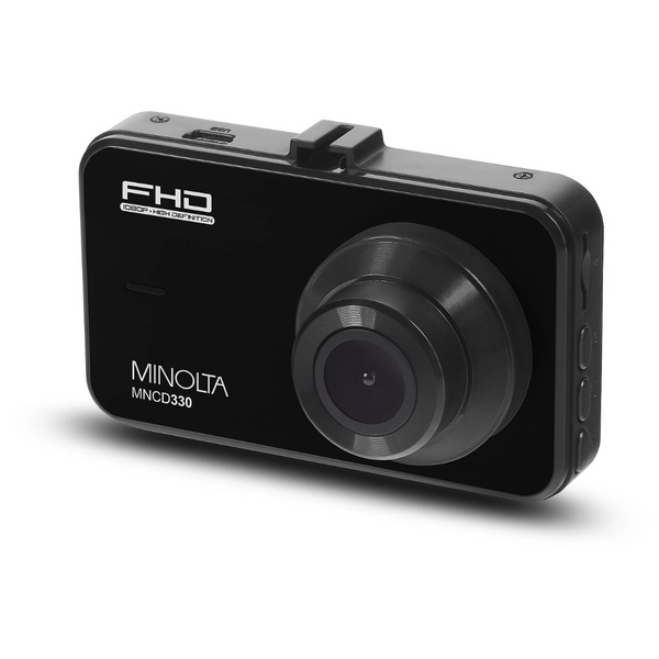 Minolta MNCD330 1080p Dash Camera With 3.0" LCD Screen (3-Colors)