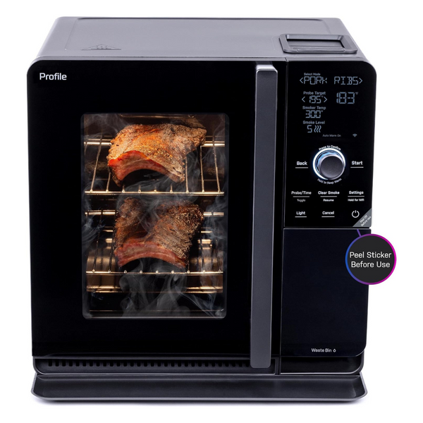 GE Profile Smart Indoor Smoker With Active Smoke Filtration