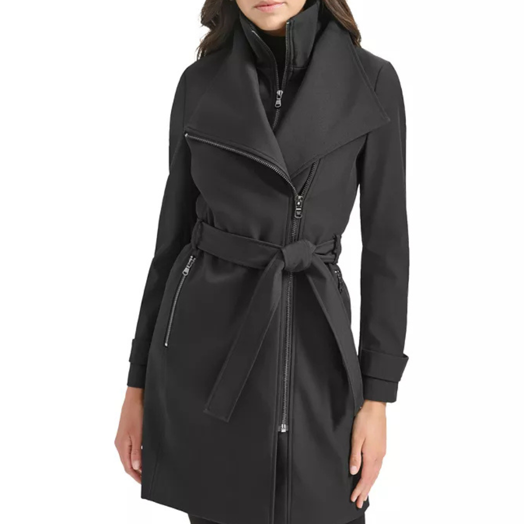 Calvin Klein Women's Belted Wrap Coat (2 Colors)