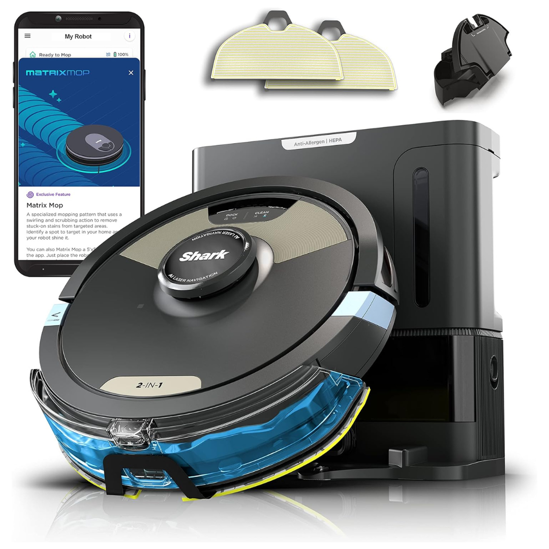 Shark Matrix Plus 2in1 Robot Vacuum & Mop with Self Empty Base