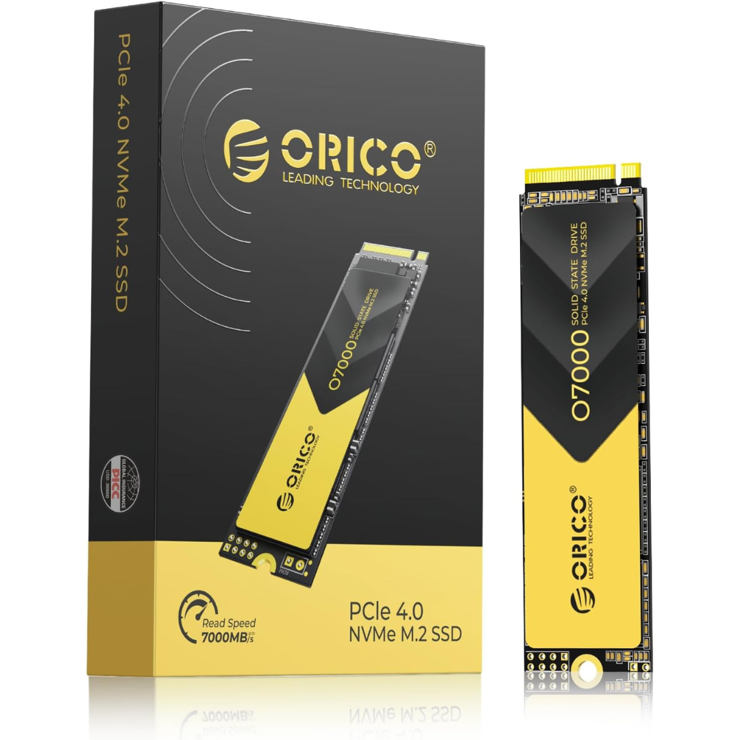 ORICO 1TB 3D NAND NVMe 2.0 M.2 2280 PCIe Gen4x4 Internal SSD