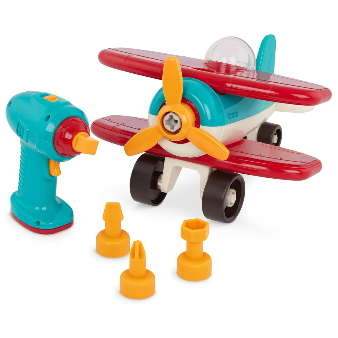 25-Piece Battat Take-Apart Airplane Construction Toy