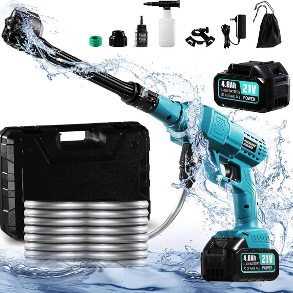 Portable 6-in-1 970-PSI Battery Powered Cordless Pressure Washer