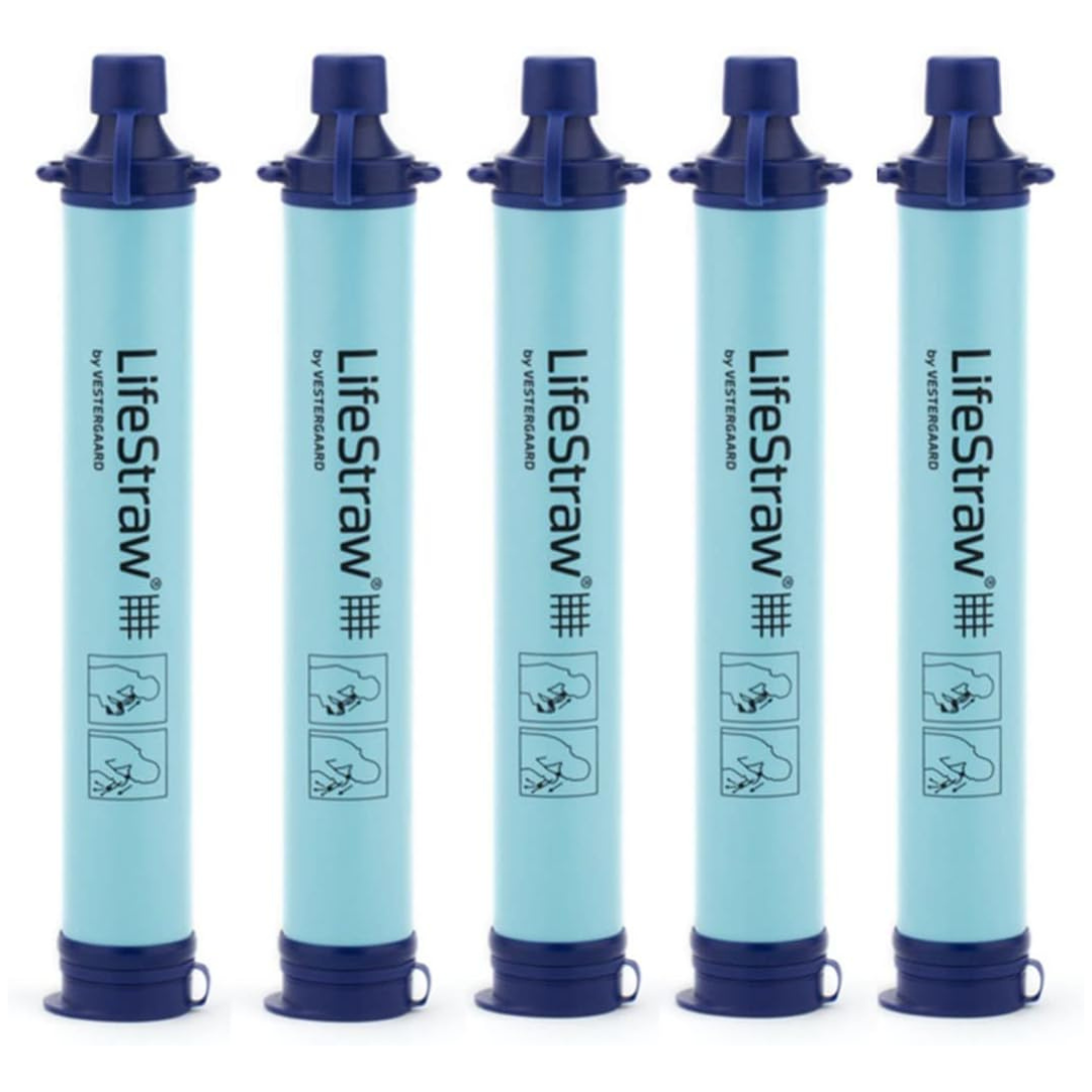 5-Pack Lifestraw Personal Water Filter