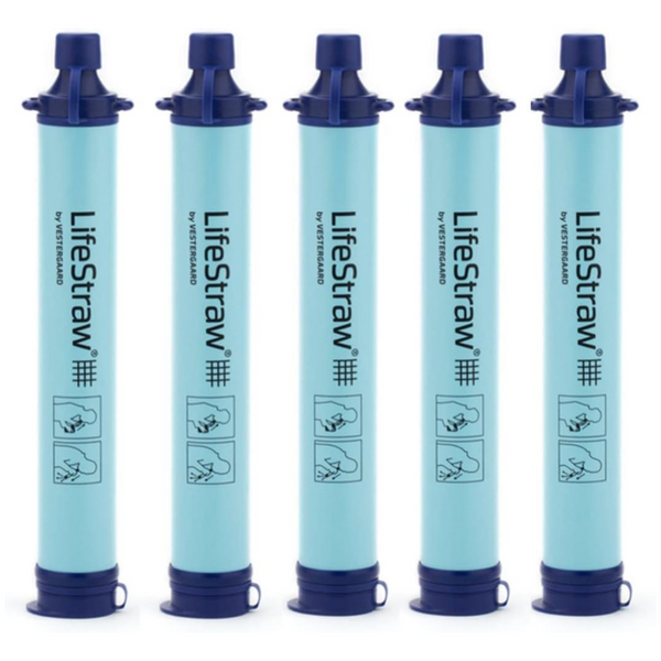 5-Pack Lifestraw Personal Water Filter