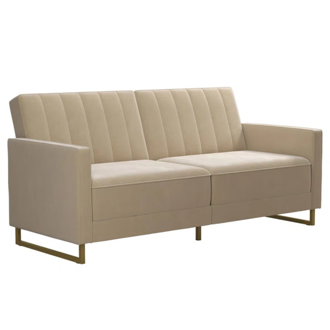 Novogratz Skylar Coil Modern Sofa Bed And Couch