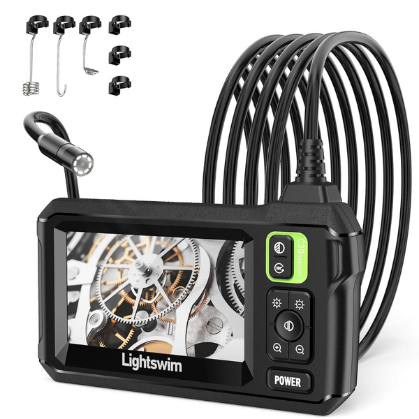 Lightswim 4.3" 1080P IPS Waterproof Industrial Endoscope Inspection Camera