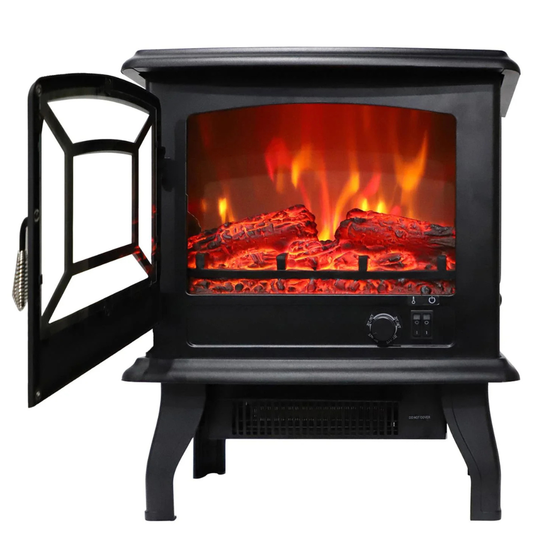 Ktaxon 1400W Small Free Standing Electric Fireplace