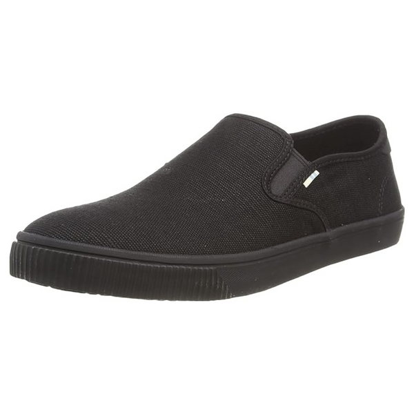 TOMS Mens Baja Slip On Sneakers Shoes Casual – Black