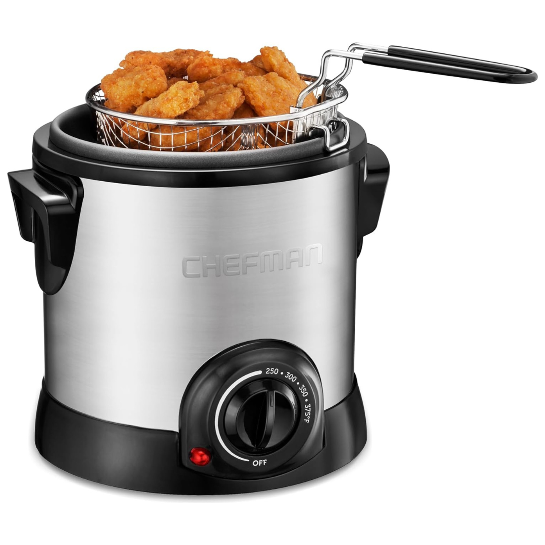 Chefman Fry Guy Deep Fryer With Removable Basket