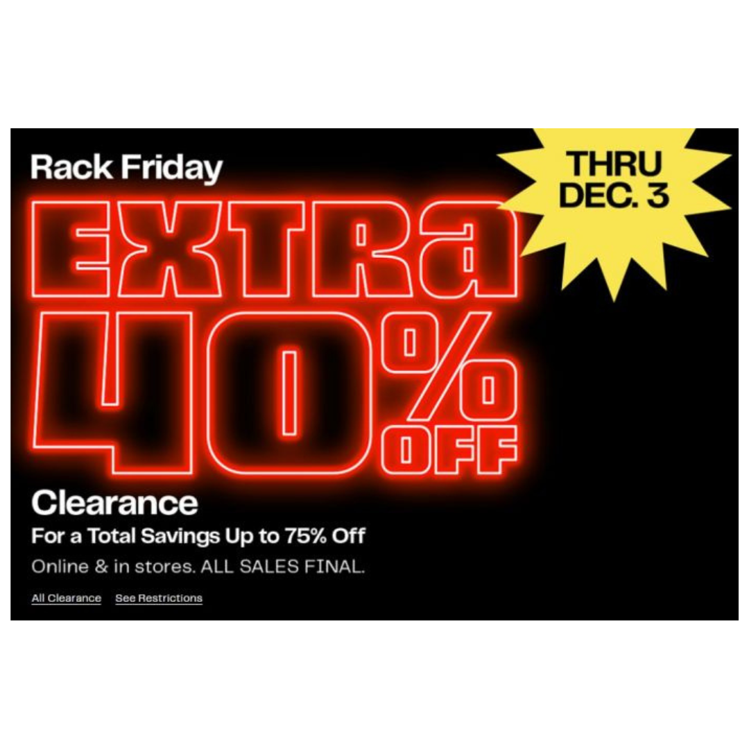 Nordstrom Rack Black Friday Sale Is Live: Save An Additional 40% On Clearance Items! Native Shoes From $5.65, Michele Watches $200.99, And More!