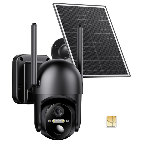 Tefrio Outdoor 4G LTE Cellular Security Camera