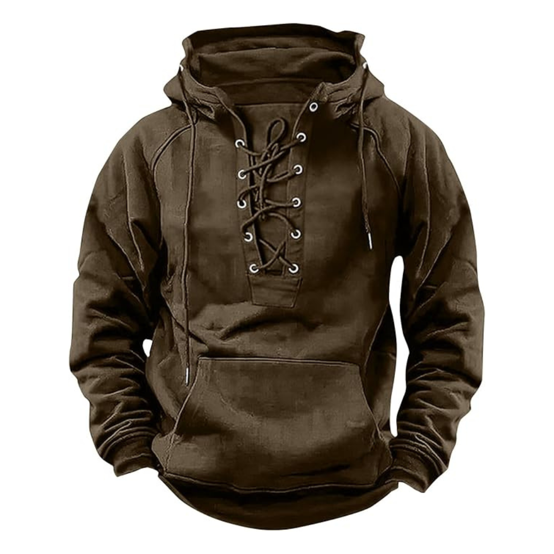 Men's Vintage Bearskin Military Solid Color Hoodies (Various Colors)