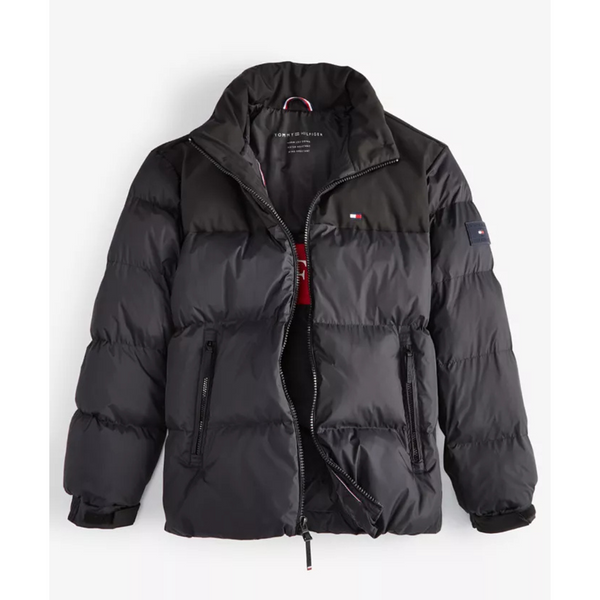 Tommy Hilfiger Men's Mixed-Media Puffer Jacket (Various Colors)